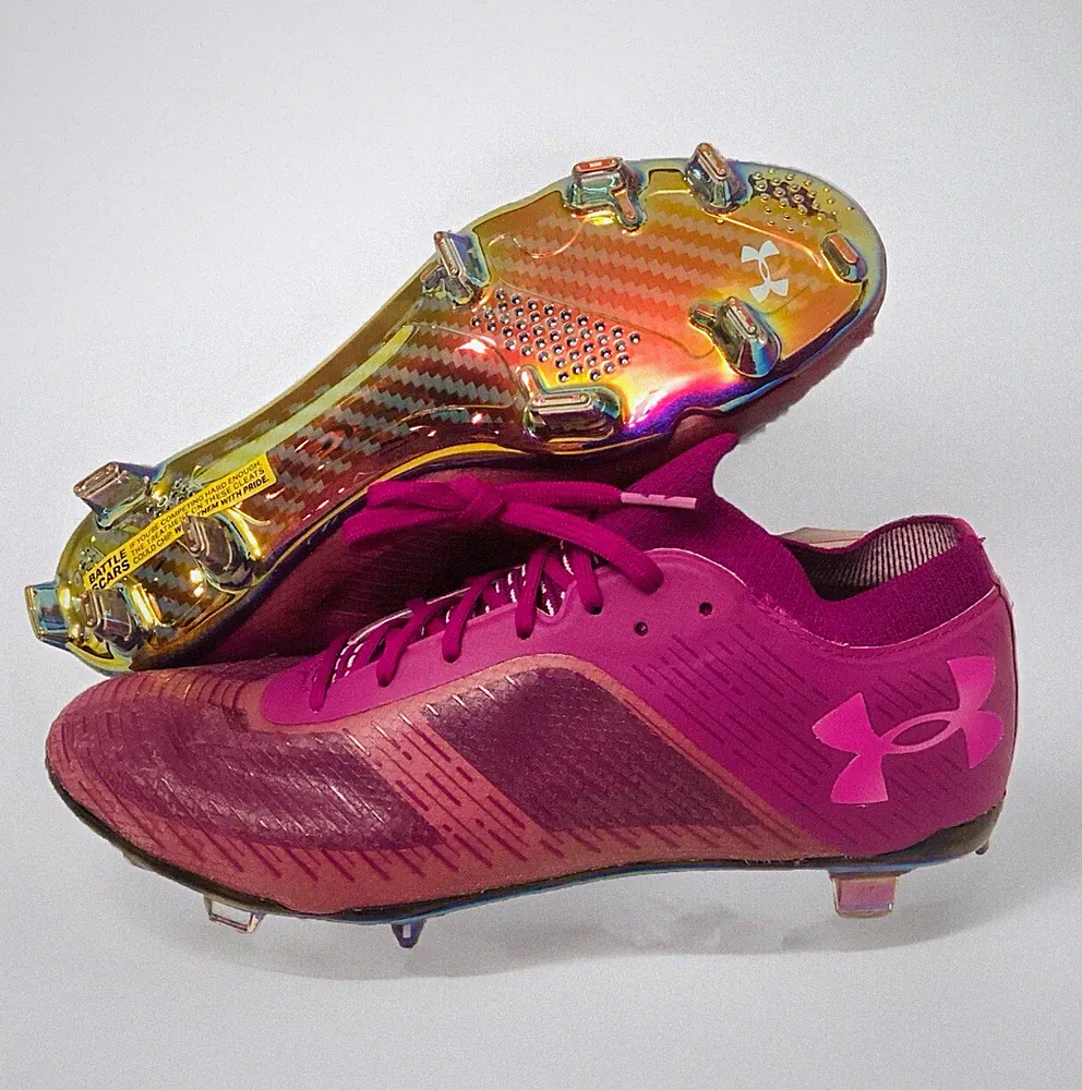 Under Armour UA Shadow Pro FG Soccer Cleats 3025643-500 Mystic Magenta