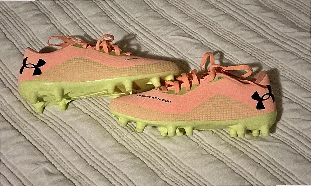 Under Armour UA Shadow Select 2 JR FG Soccer Cleats Orange Boys Youth US 4Y