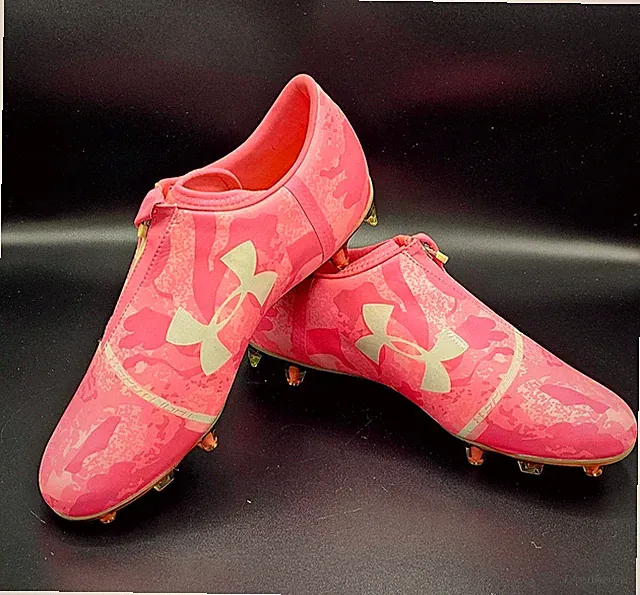 Under Armour UA Spotlight Pro Zip Cleats FG BCA Pink Craze (1297546-661) Sz 13