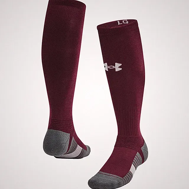 Under Armour UA Team Cushioned Athletic & Baseball Over The Calf Socks 1386253