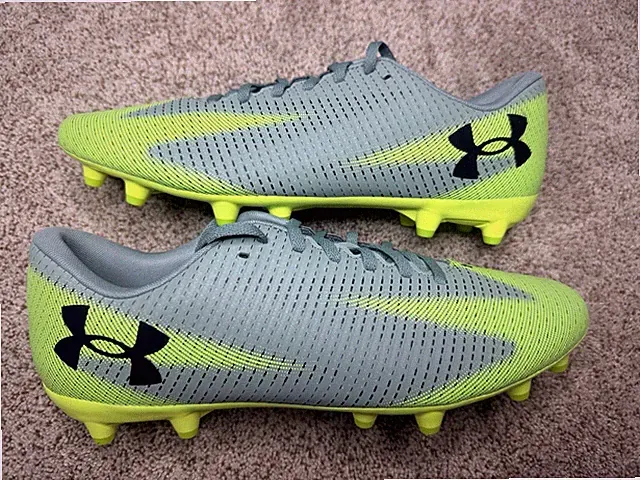 Under Armour Unisex UA Shadow Select 3 FG Soccer Cleat Silica Green/High 12.5
