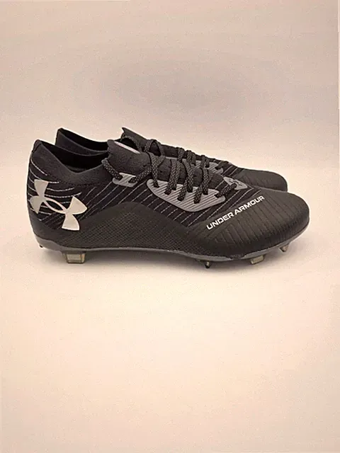 Under Armour Womens Sz 12.5 UA Shadow Elite 2 FG Black Soccer Cleats 3027240-001