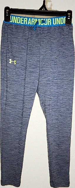 Under Armour Youth Boys Medium Fitted Cold Gear Activewear Pants Drawstring
