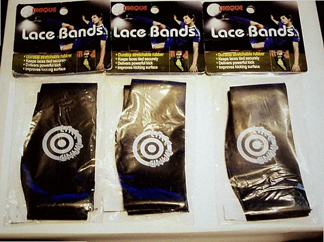 Unique Sports Lace Bands Cleat Lace Covers - Black Lot of 3