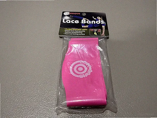 Unique Sports Soccer Shoe Lace Cover Bands PINK (Pkg contains 2 bands). NEW!