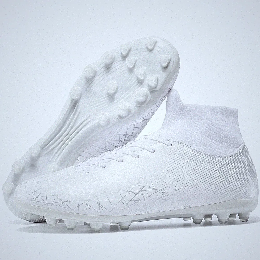 Unisex Adult Soccer Cleats Professional Soccer Shoes High-Tops Breathable Ath...