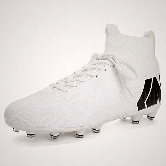 Unisex Fashion Womens High Top Lightweight Soccer Cleats Mens Football Boots...
