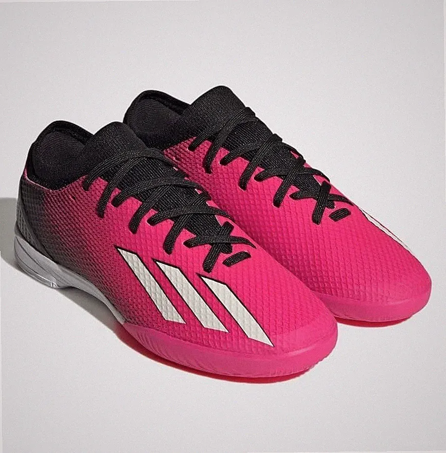 Unisex Kids Size 5 Adidas X Speed portal .3 IN J PINK/BLACK GZ5063