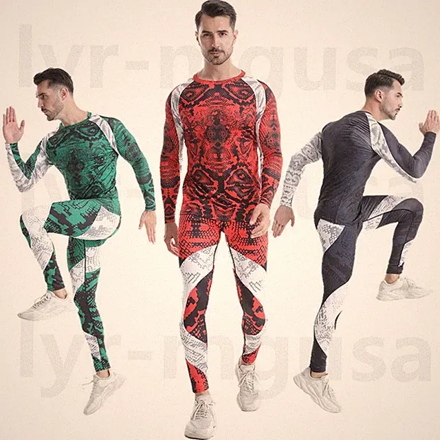 Unisex Men Running Fitness Sports Tight T-Shirts Pants Women Yoga Gym Activewear