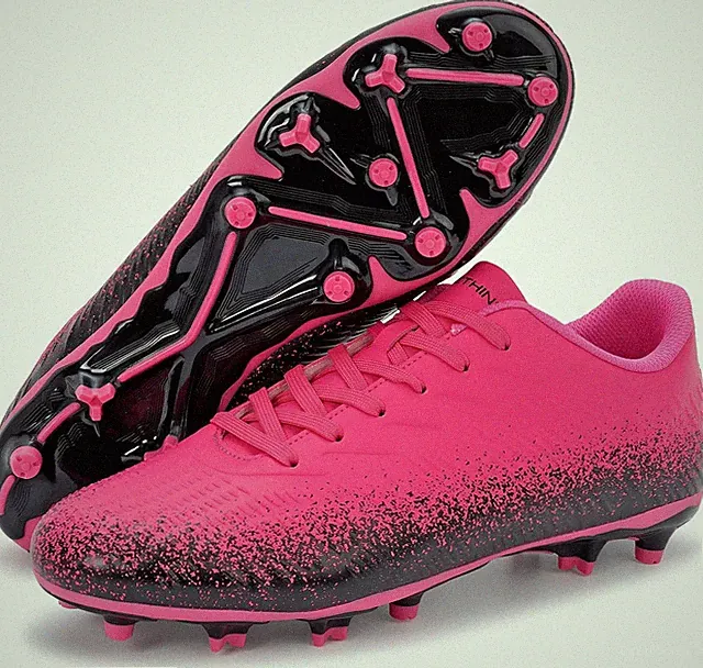 Unsix Adult Soccer Cleats for Men Women Lightweight Breathable Football Shoes wi