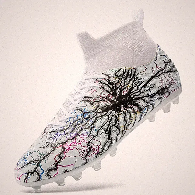 UPREDOXZ Kids Soccer Cleats Boys Girls Youth Firm Groud Cleats High Top Socce...