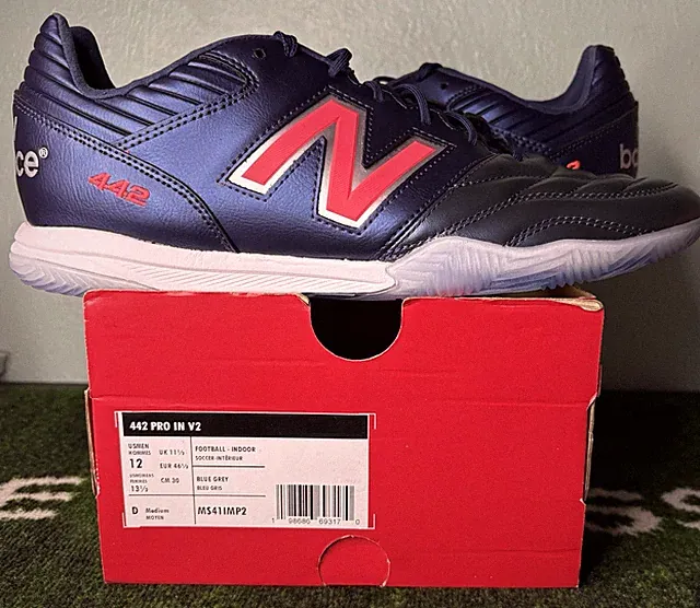 US M 12 - New Balance 442 v2 Pro Indoor Soccer "Cause and Effect Pack" MS41IMP2