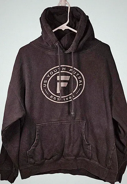 US Youth Futsal Hoodie Unisex Size Adult Large