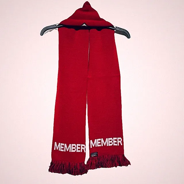 USA " Member " Ruffneck Scarves USA Soccer Scarf with Fringe