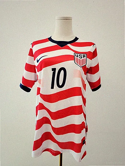 USA National Team Jersey 2026 - Christian Pulisic #10 - Red/White Stripes - NEW