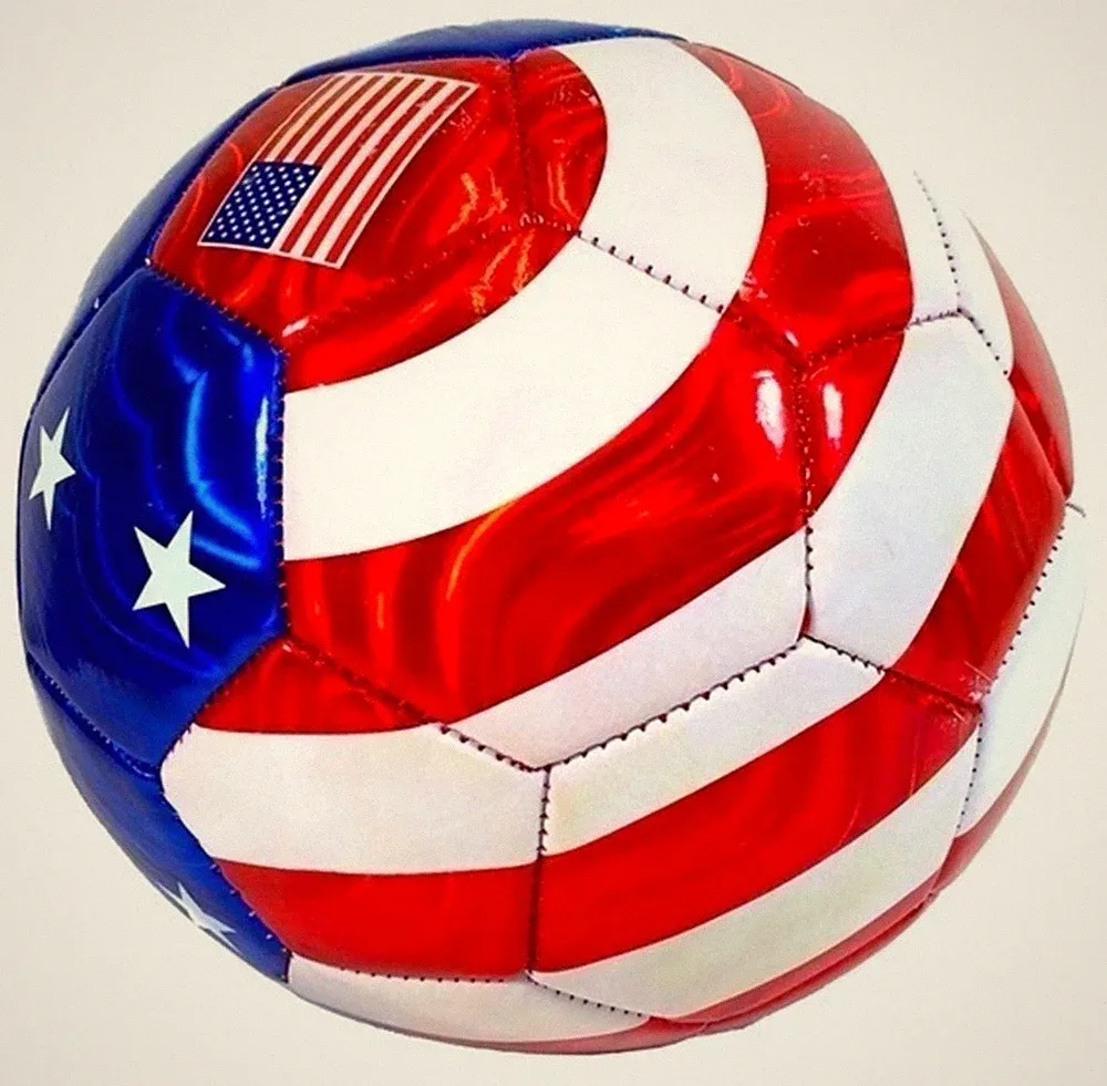 USA soccer ball size 4. Soccer, USA, soccer team, sport . Football, patriotic