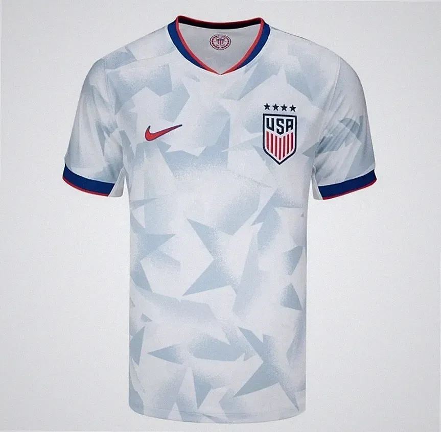 USA Soccer Jersey White/Red/Blue Geometric World Cup 2026 all sizes mens womans