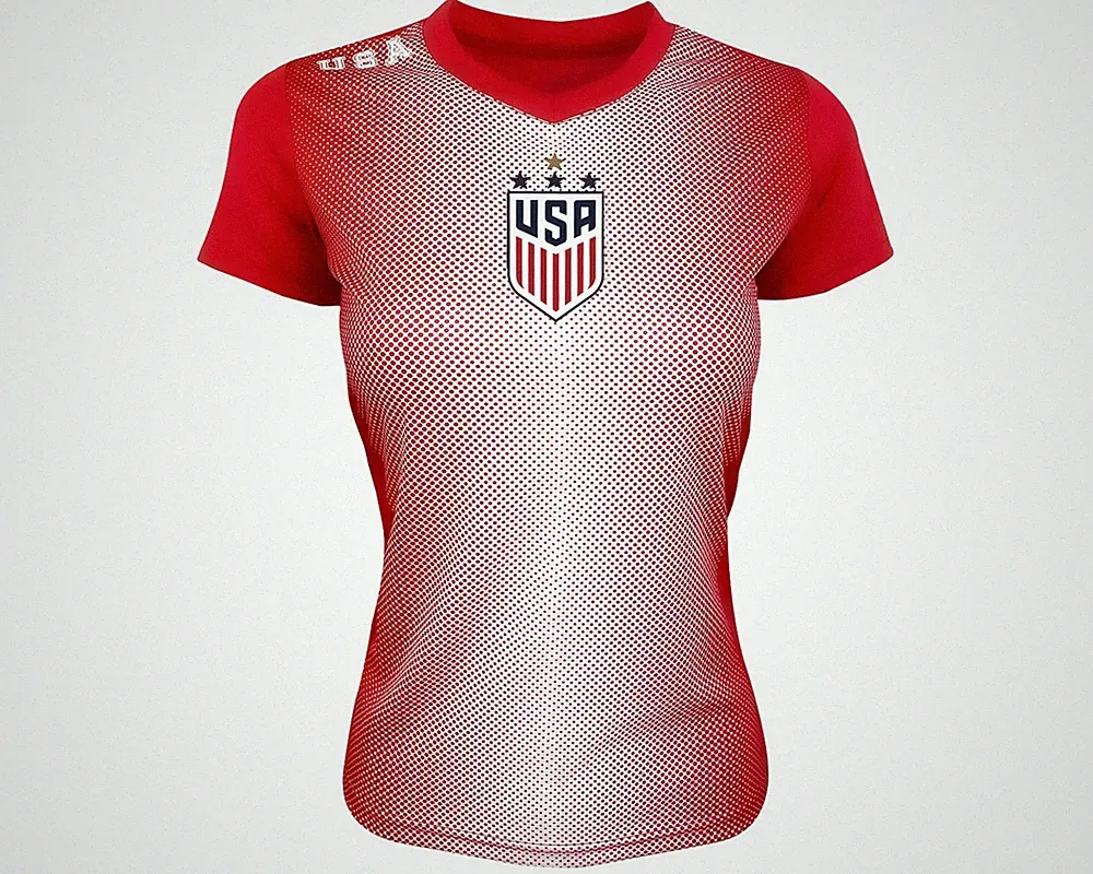 USA Women's Soccer Jersey For (Girls and Women), US Women's National Team Shirt