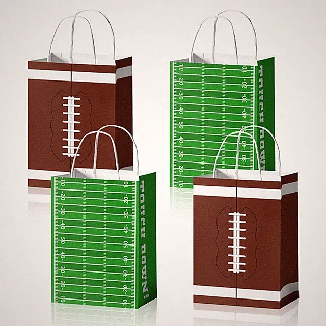 Utolily 24 Pieces Football Paper Gift 1 Count (Pack of 24), Same As Picture