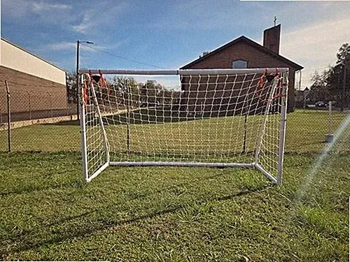 Vallerta® 12 X 6 Ft. PVC Frame Soccer Goal with Corner Pocket Target, 4mm NET
