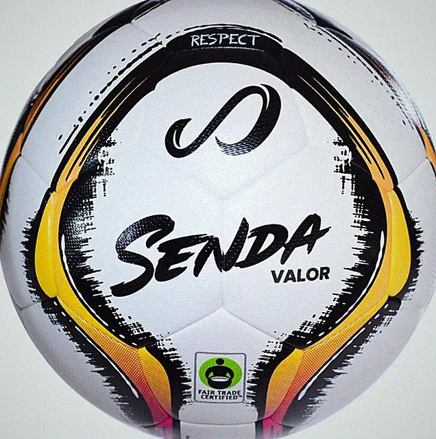 Valor Premium Match Soccer Ball, Fair Trade Certified, Fuchsia/Light Orange,...