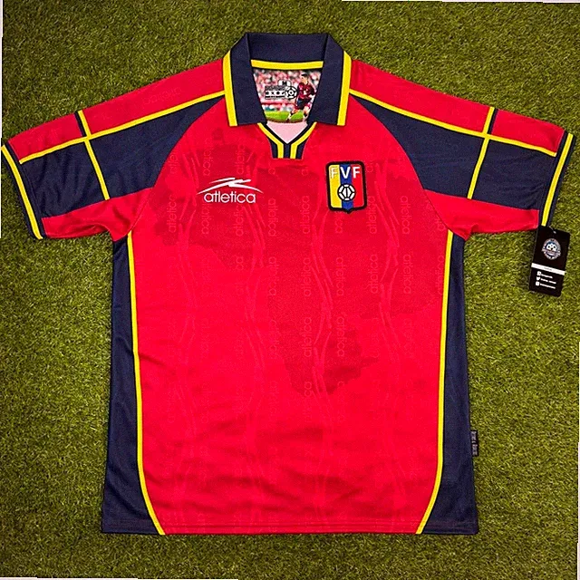 Venezuela, Men's Retro Soccer Jersey, 2001 (Tallaje Americano)