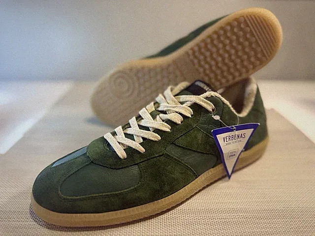 Verbenas Soro Sneakers Trainers Green Verde Made In Spain Size 46/US 12