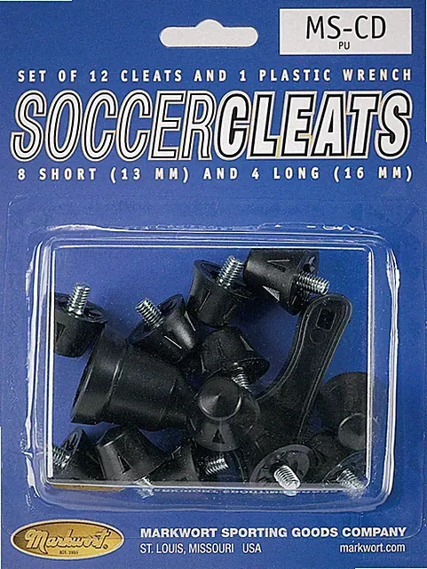 Versatile Black Soccer Cleat Set with Wrench – Short and Long Options Included