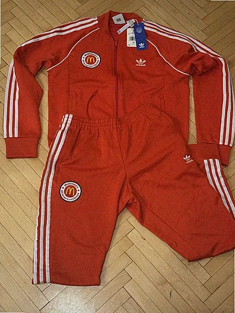 Very RARE New With Tags McDonald’s All American Games Adidas Tracksuit Full Set