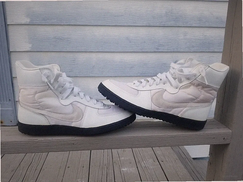 Vintage 1980s Nike Field General Waffle Shoes / Cleats High Top Size 12