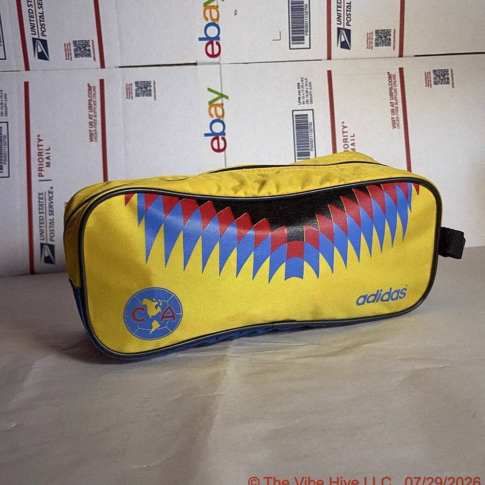 Vintage 1995-96 Adidas Club America Soccer Cleat Boot Bag Liga MX Mexico