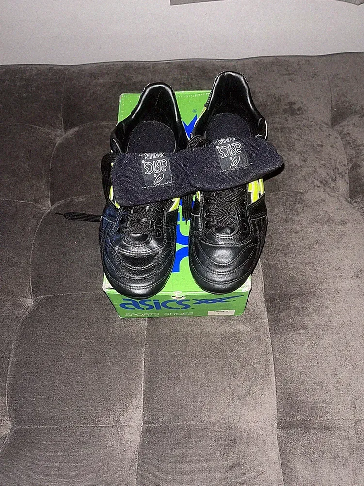 Vintage 1996 Asics Atlanta SG Made In Italy Soccer Cleats US 8 EUR 41