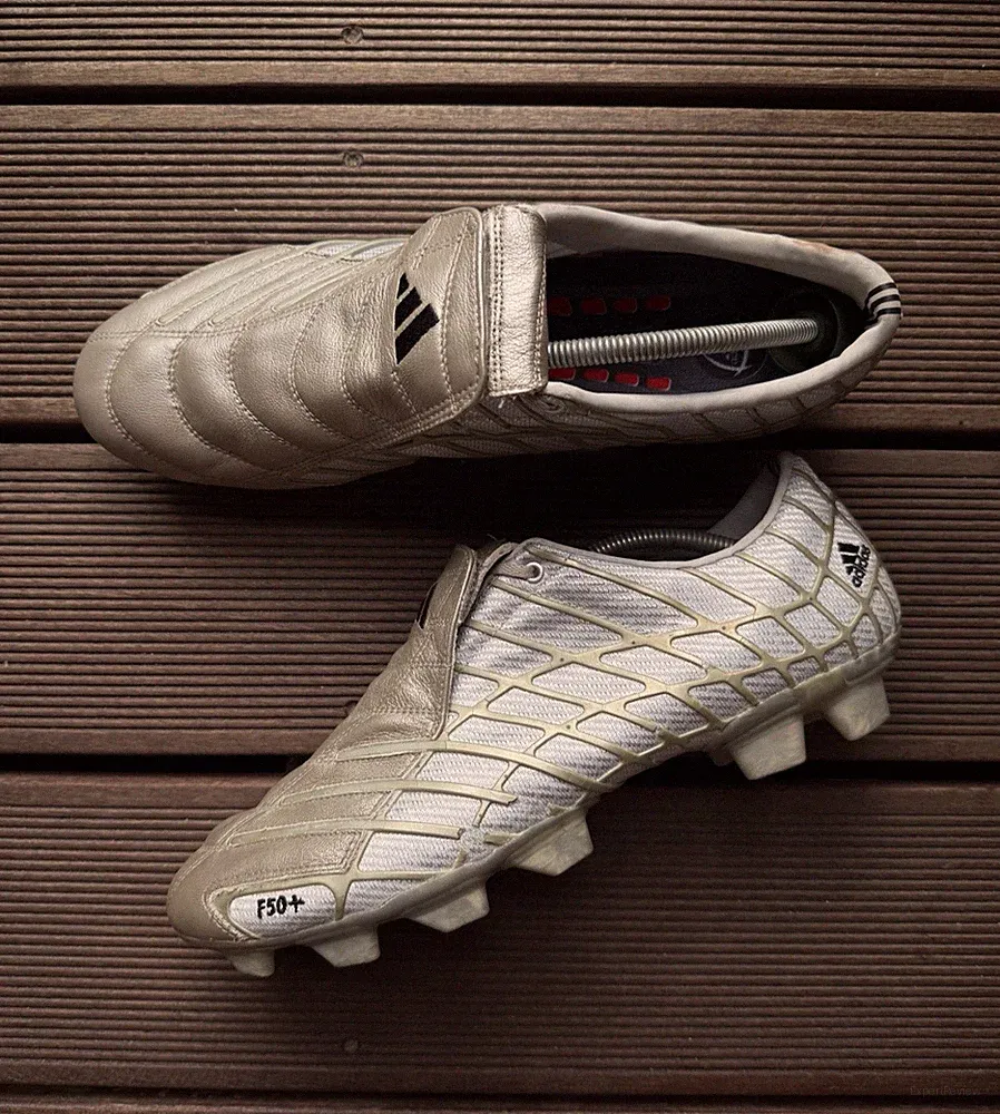 Vintage 2005 Adidas F50+ Spider Elite Football Soccer Cleats Boots size US-12.5