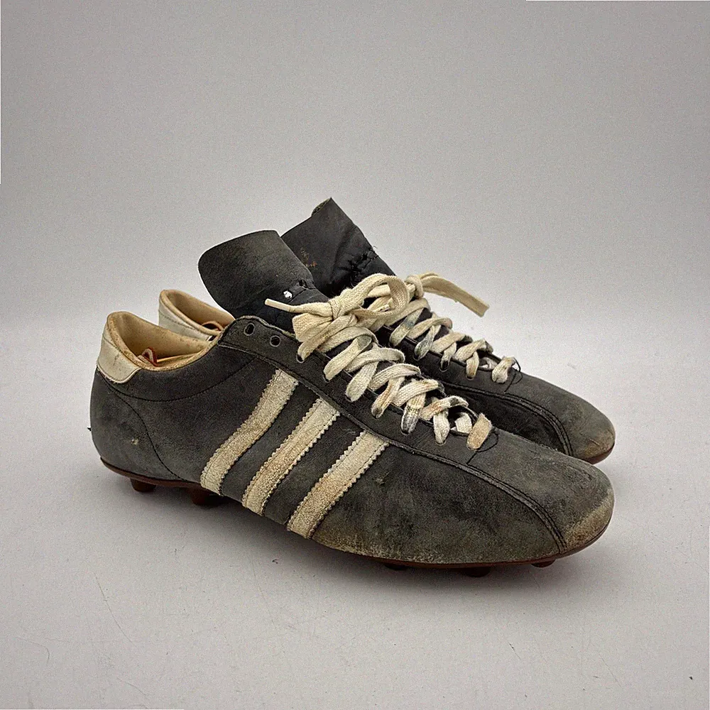 Vintage 60s Adidas Soccer Cleats Futbol West Germany Shoes Men's 10.5-11