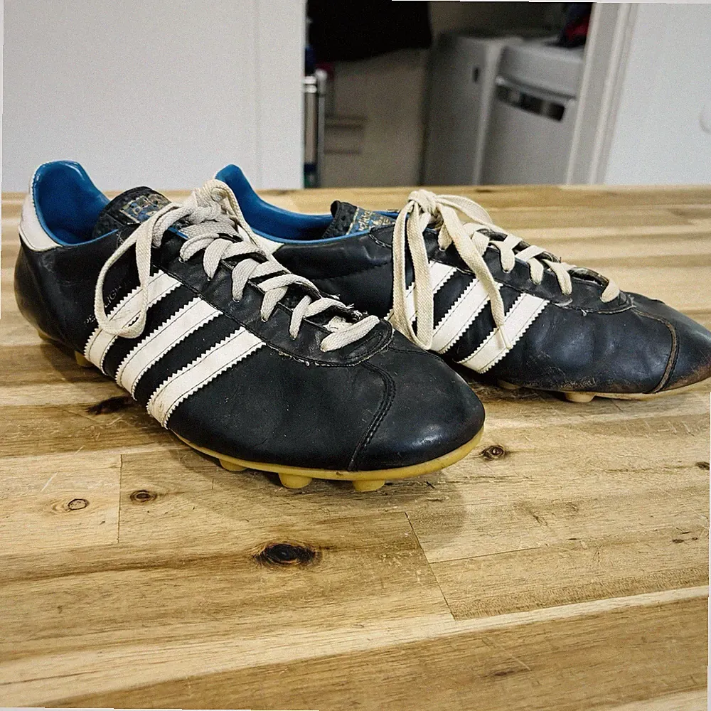 Vintage 70’s Adidas Super Light Futbol Soccer Football Cleats Boots Not Wearable