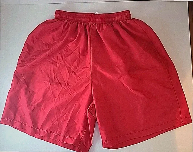 Vintage A4 Soccer Shorts Men’s Size Medium M Red Polyester