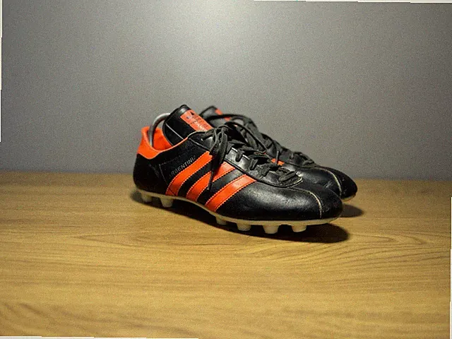 Vintage Adidas Argentina Men's Football Cleats Boots MadeInYugoslavia Orange Us8
