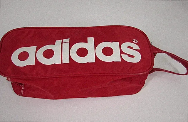 Vintage Adidas Bag with Handle for Cleats Shoes Soccer Fútbol Stains Wear