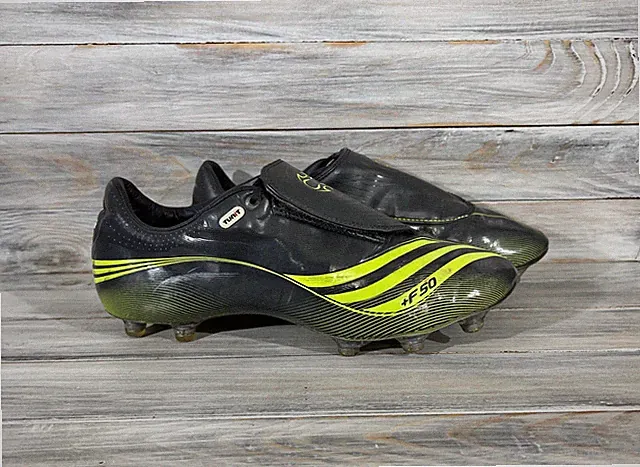 Vintage Adidas F50.7 TUNIT Men's Football Cleats Boots Dark Green Soccer