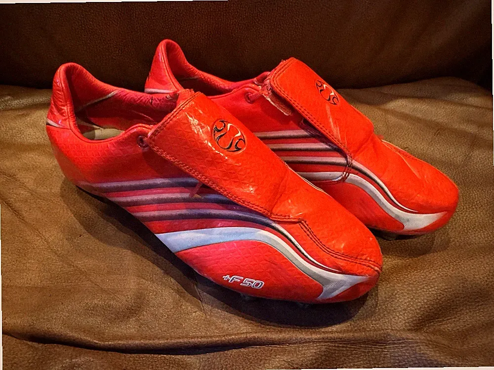 Vintage Adidas F50 Tunit FG Soccer Cleats Size 8US W Studs