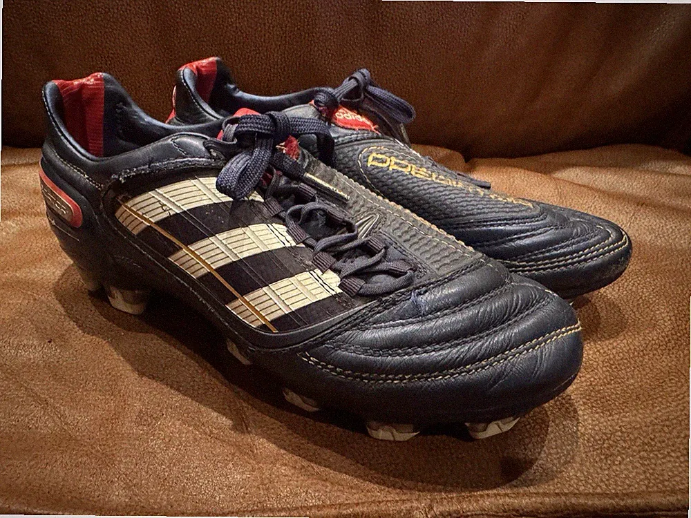 Vintage Adidas Predator FG TRX Soccer Cleats Youth US 5 Blue