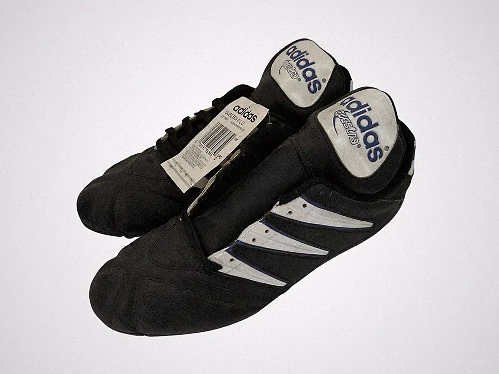 vintage adidas questra soccer cleats shoes mens size 11.5 deadstock NWT 90s NOS