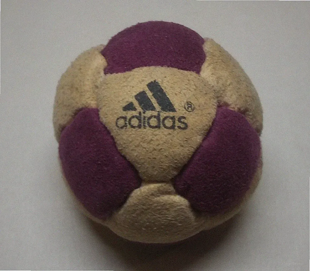 Vintage Adidas Suede Hacky Sack Purple White 14 Panel SUPER RARE