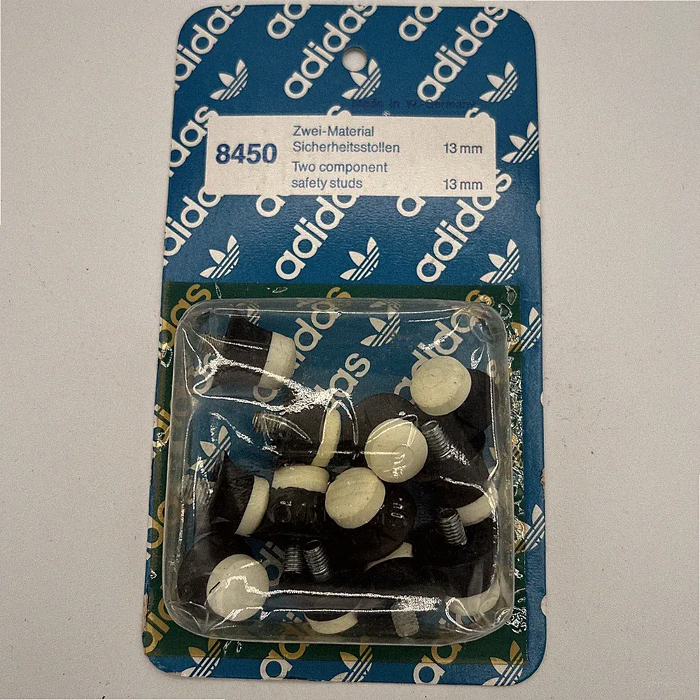 Vintage Adidas Two Component 5M Safety Studs Soccer Cleats 8450 NEW SEALED
