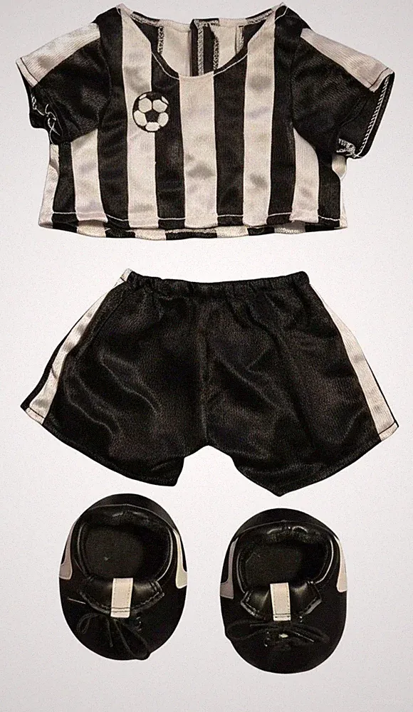 Vintage Bear Factory Soccer Outfit Jersey Shorts Cleats Build A Bear 15 in Lot