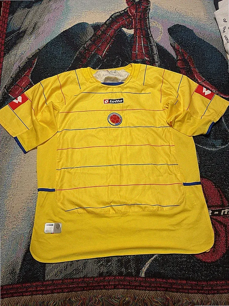 Vintage Colombia 2004 Home Soccer Jersey Football Kit Shirt Size XL