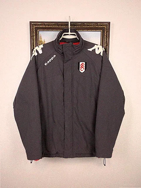Vintage Kappa Fulham Football Jacket Soccer Bomber Warm Track Top Mens Size M