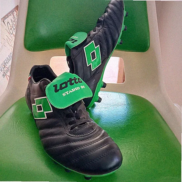 Vintage Lotto Stadio90 Stadio 90 Mens Cleats Football Soccer us 13 Rare 1990s