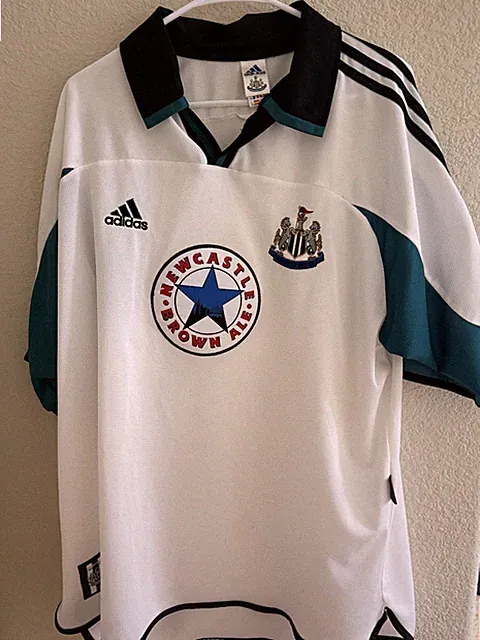 Vintage Newcastle United Adidas Jersey Newcastle Brown Ale Soccer Football