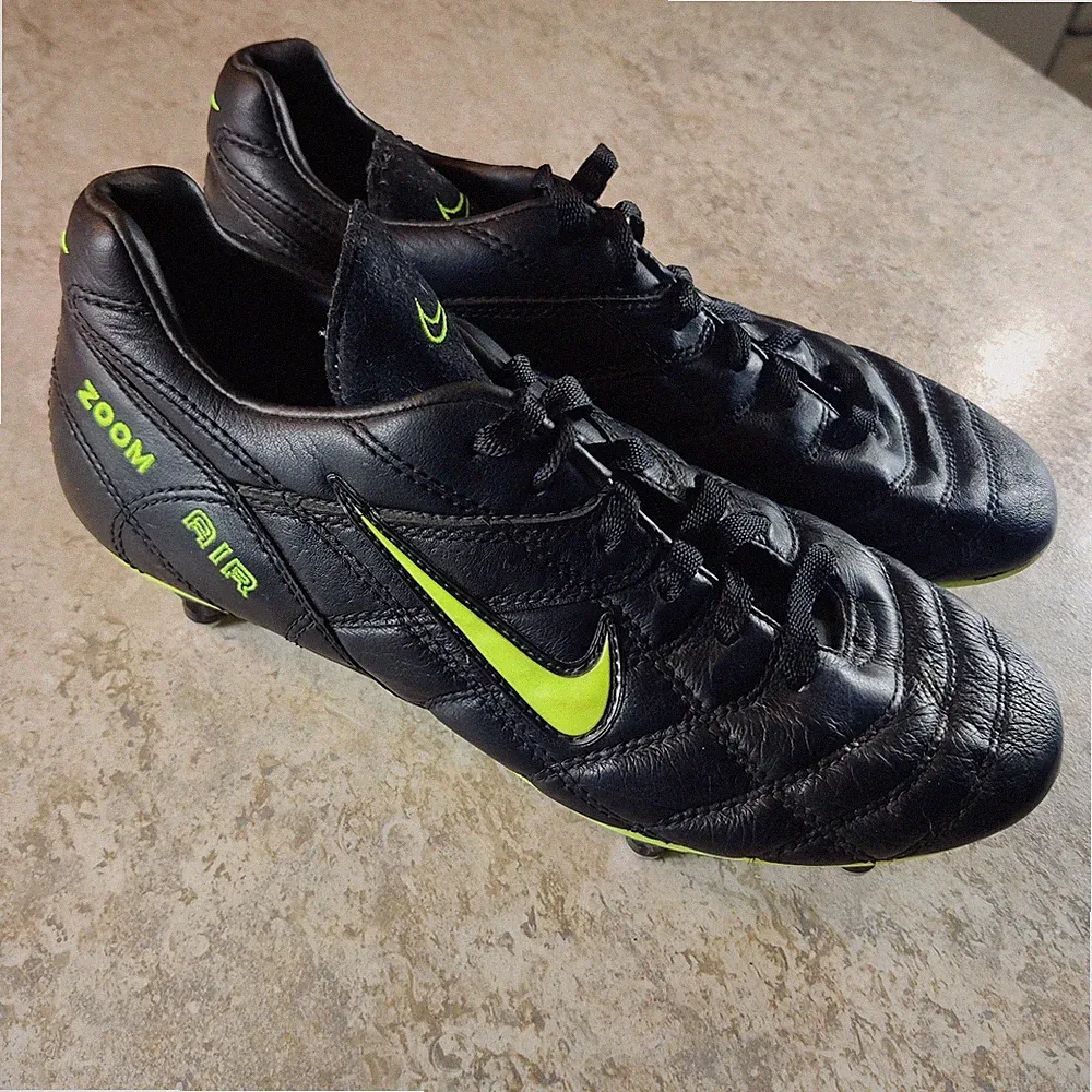 Vintage Nike Air Zoom Rio Ferdinand Soccer Cleats Men's Size 7 * Read Desc *